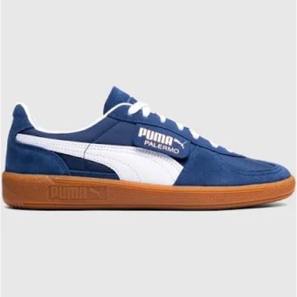 Puma Palermo OG New Navy Retro Soccer Inspired Sneaker Size 8.5 men/10 women